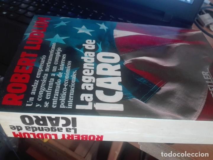 Libros antiguos: La agenda de &Iacute;caro.Robert Ludlum - Foto 2