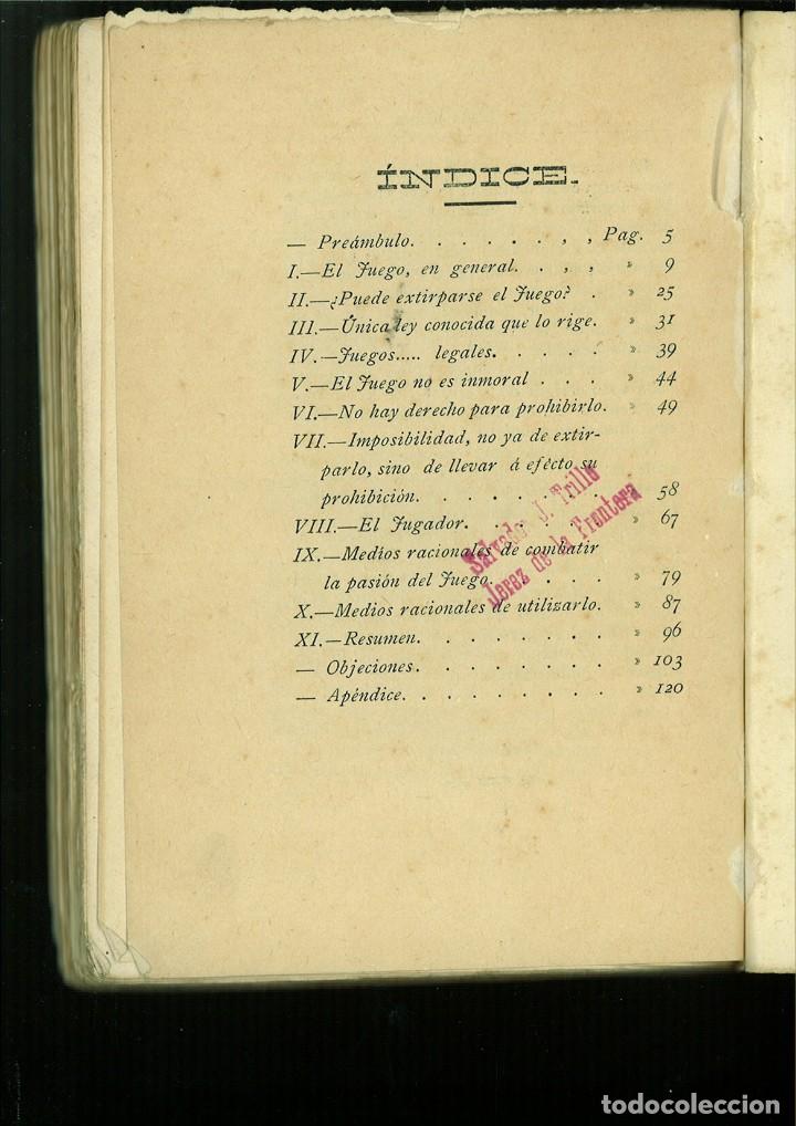 Libros antiguos: EL JUEGO. Jos&eacute; Carlos Bruna - Foto 4