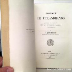 Libros antiguos: RODRIGUE DE VILLANDRANDO. L´UN DES COMBATTANTS POUR L´INDÈPENDANCE FRANÇAISE... 1879 (QUICHERAT)
