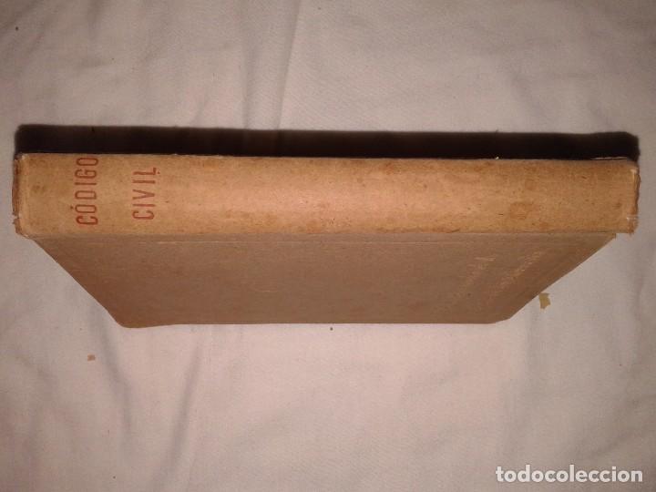 Libros antiguos: CODIGO CIVIL,1936, 5&ordf; EDICION, GONGORA, T7 - Foto 3