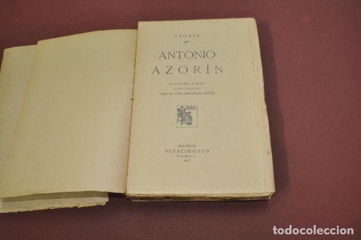 Libros antiguos: Antonio Azor&iacute;n - 1&ordf; edici&oacute;n 1913 - ANO4 - Foto 3