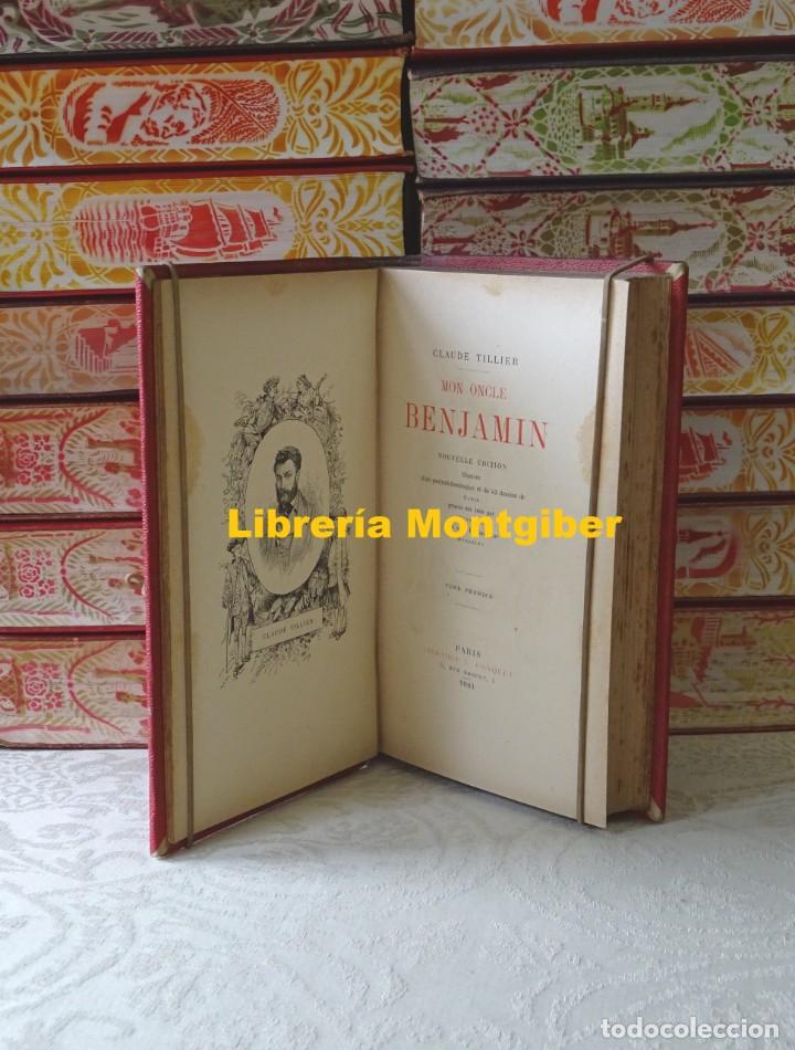 Libros antiguos: MON ONCLE BENJAMIN .   2 Tomos  .   Autor :  Tillier, Claude - Foto 6