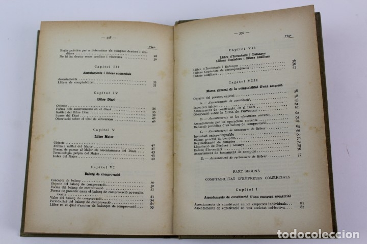 Libros antiguos: L- 5093. CURS DE COMPTABILITAT PER FERRAN BOTER.  1923. - Foto 9