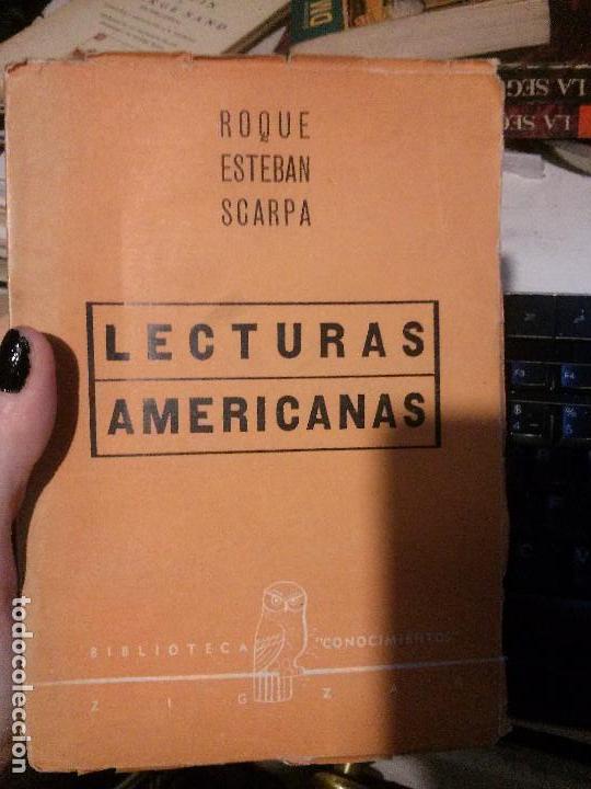Libros antiguos: lecturas americanas, roque esteban scarpa, zigag - Foto 1
