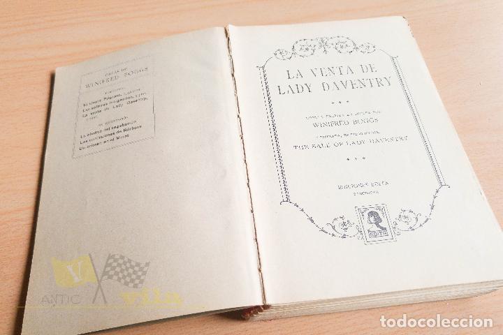 Libros antiguos: La venta de Lady Daventry - Winifred Boggs - 1930 - Foto 2