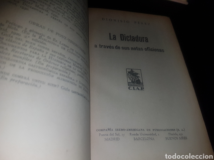 Libros antiguos: La dictadura 1930 - Foto 2