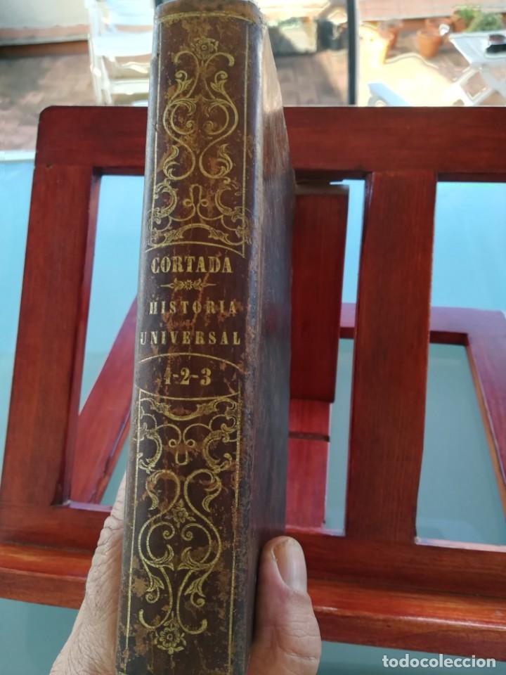 Libros antiguos: COMPENDIO DE HISTORIA UNIVERSAL-JUAN CORTADA-3 TOMOS EN 1-1859 - Foto 3 - 134737602