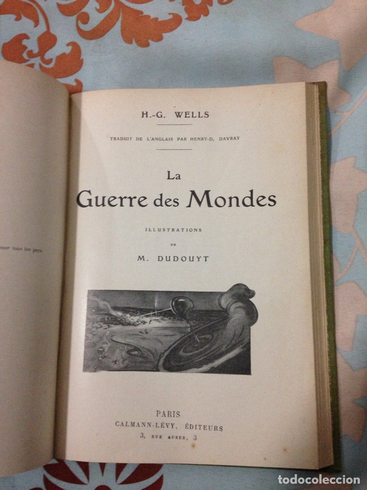 Libros antiguos: Welles/Conan Doyle (en franc&eacute;s) - Foto 5