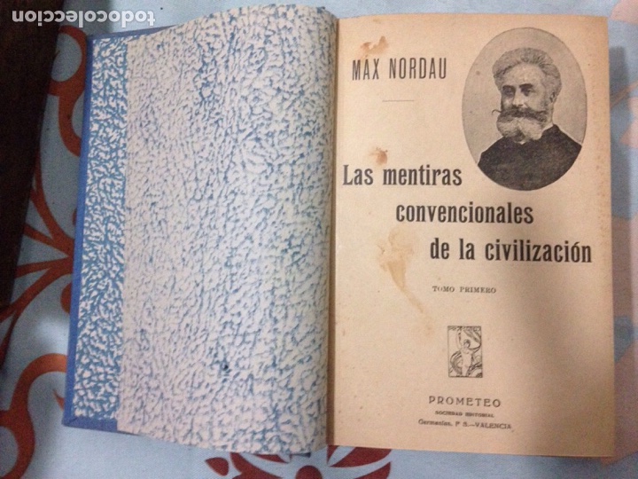 Libros antiguos: Max Nordau (2 tomos en tela) - Foto 1