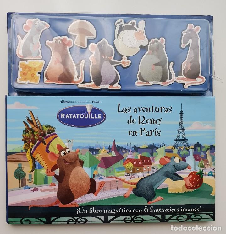 Libros antiguos: Libro magn&eacute;tico Ratatouille de Pixar - Foto 1