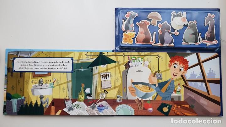 Libros antiguos: Libro magn&eacute;tico Ratatouille de Pixar - Foto 2