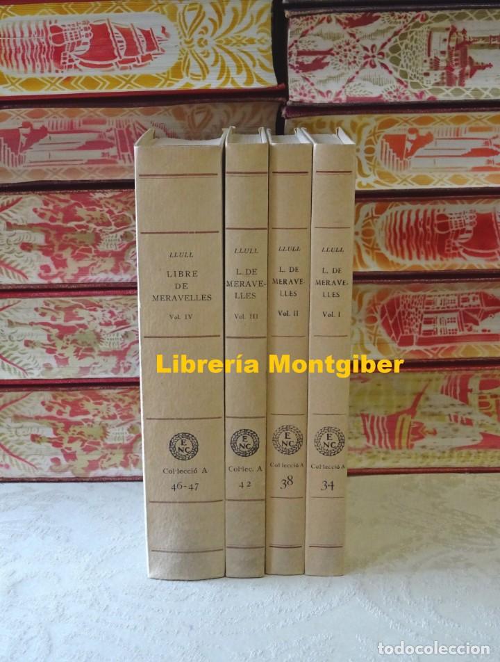Libros antiguos: LIBRE DE MERAVELLES  .   4 Vols  .  Autor :   Llull, Ramon - Foto 2