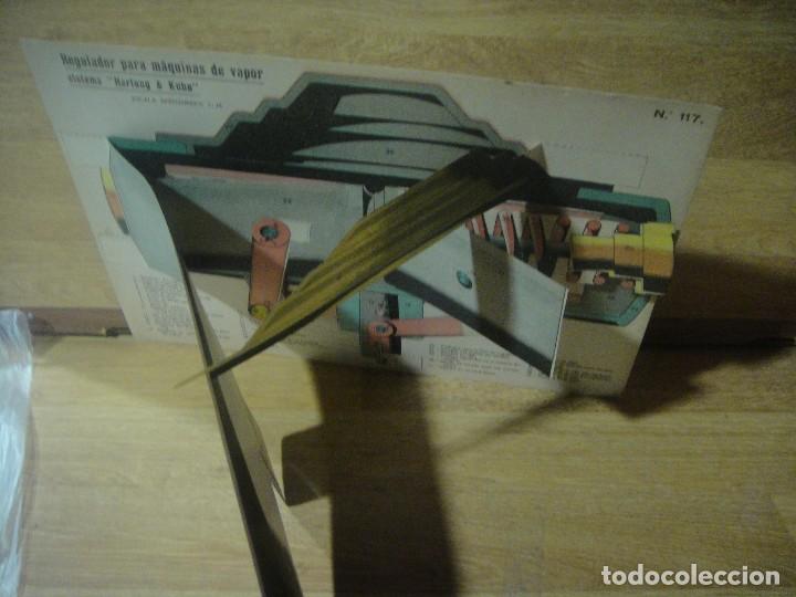 Livros antigos: regulador para maquina de vapor - recortable desplegable - principios del siglo xx