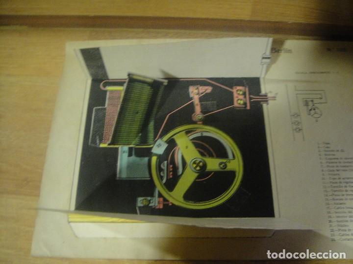 Libros antiguos: limitador de corriente de la a. e. g. - recortable desplegable - principios del siglo xx
