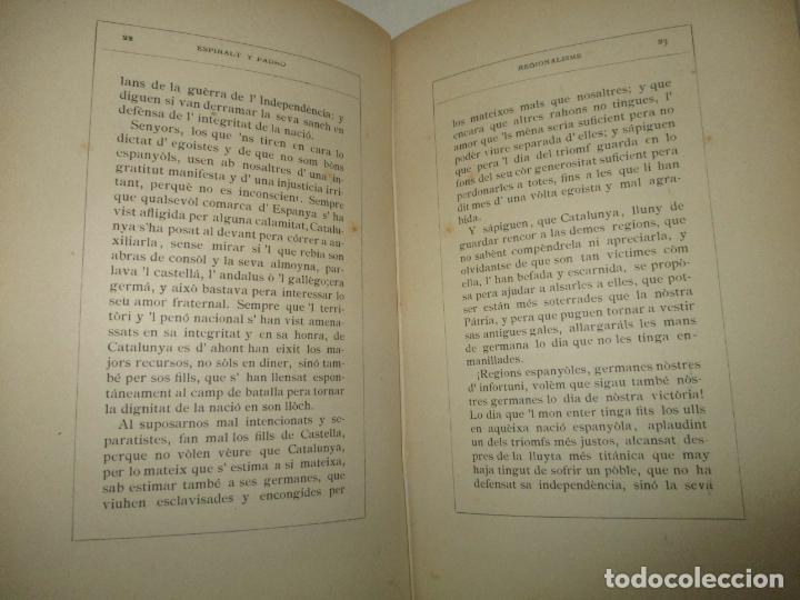 Libros antiguos: ESCRITS. - ESPINALT Y PADR&Oacute;, Llu&iacute;s. 1895. - Foto 6