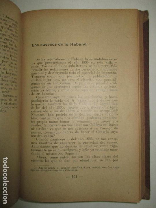 Libros antiguos: ARTICLES. - PI I MARGALL, F. 1908. - Foto 4