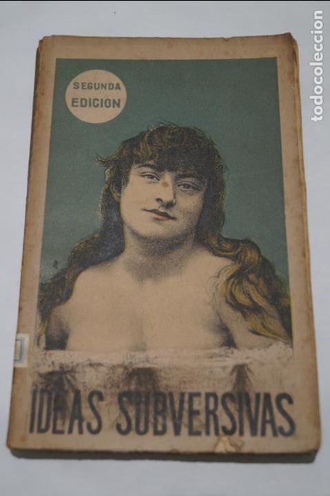 Libros antiguos: IDEAS SUBVERSIVAS. ADOLFO LLANOS. 1884 - Foto 1