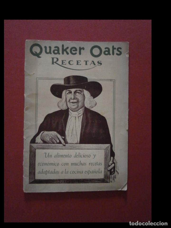 Libros antiguos: Quaker Oats. Recetas - Foto 1