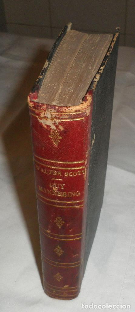 Libros antiguos: oeuvres de Walter Scott  Guy Manering  a&ntilde;o 1844 - Foto 1