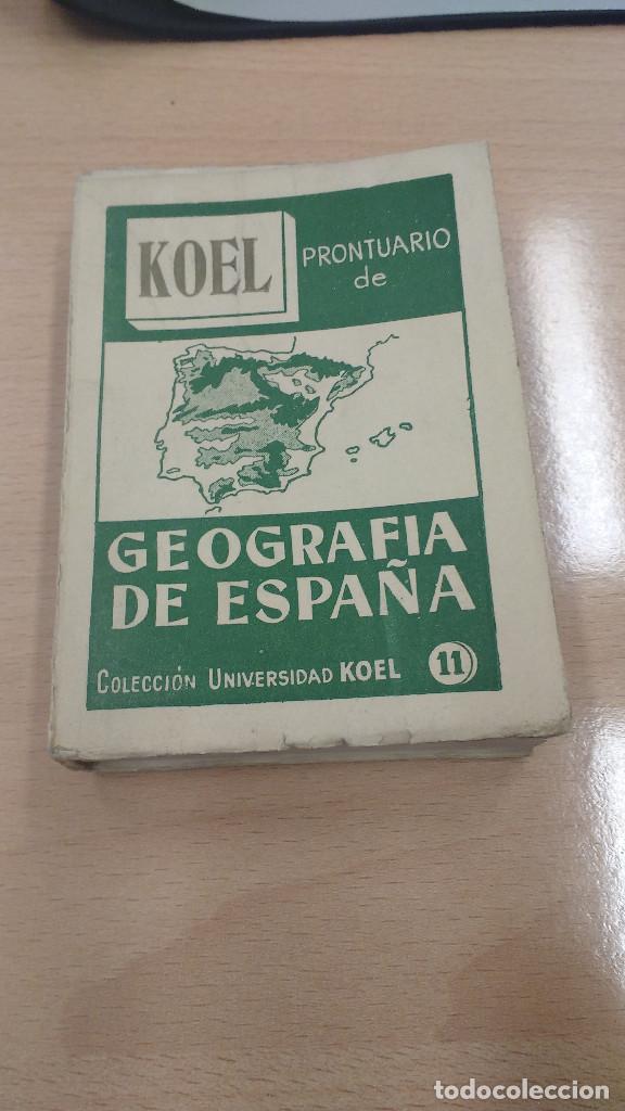 Libros antiguos: MINI LIBRO KOEL GEOGRAFIA DE ESPA&Ntilde;A. A&Ntilde;O 1959 - Foto 1