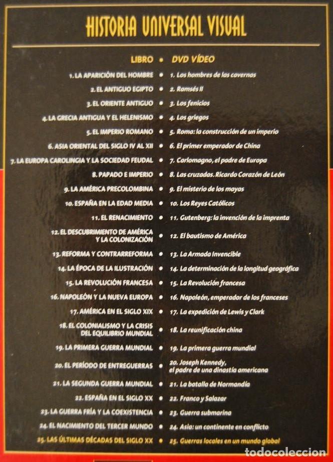 Libros antiguos: HISTORIA UNIVERSAL VISUAL - Foto 3