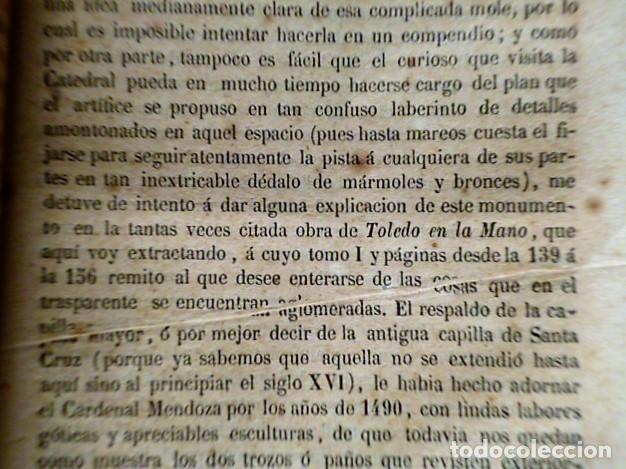 Libros antiguos: COMPENDIO DEL TOLEDO EN LA MANO.(1858)&nbsp; - Foto 3
