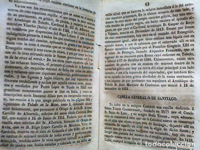 Libros antiguos: COMPENDIO DEL TOLEDO EN LA MANO.(1858)&nbsp; - Foto 4