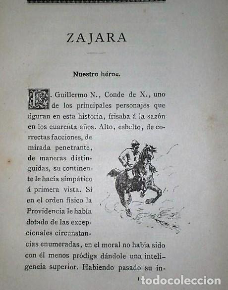 Libros antiguos: ZAJARA.( 1889)&nbsp; - Foto 5