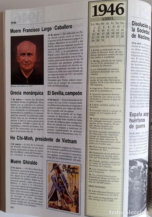 Libros antiguos: CRÓNICA DEL SIGLO XX. PLAZA & JANES EDITORES, 1992 - Foto 8 - 136280790