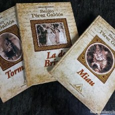 Libros antiguos: LOTE DE 3 LIBROS DE B. PÉREZ GALDÓS CON UNA ENCUADERNACIÓN MUY CUIDADA. Lote 136362142