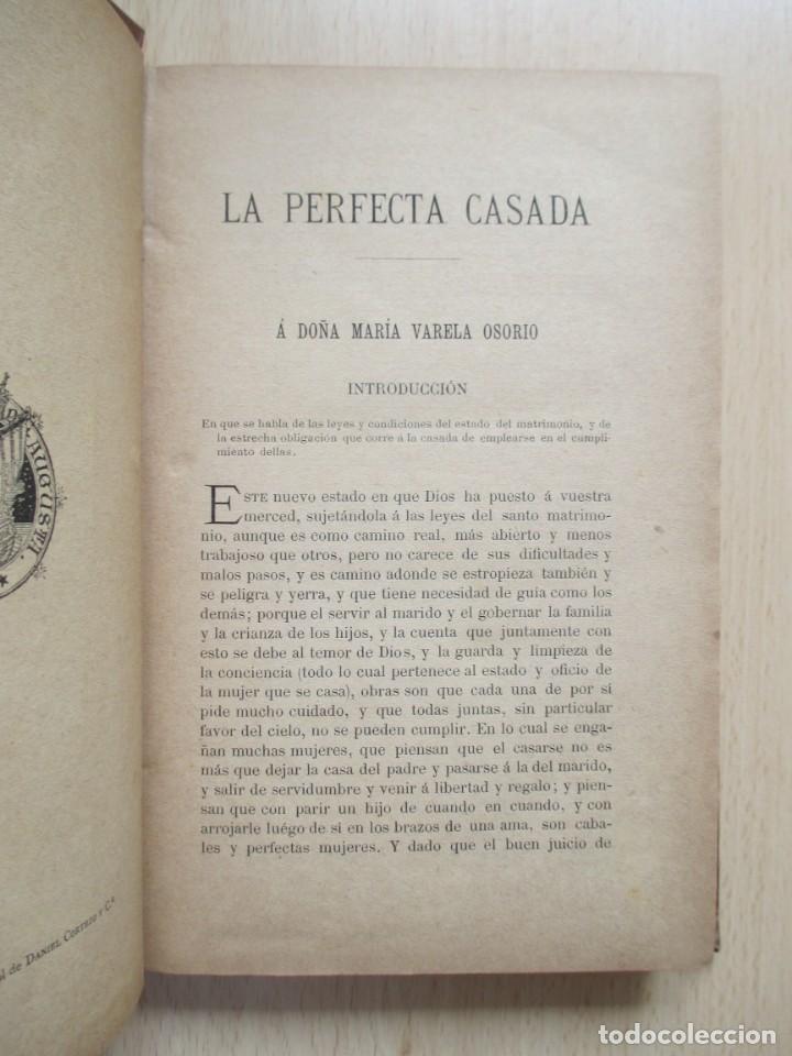 Libros antiguos: La perfecta casada, de Fray Lu&iacute;s de Le&oacute;n - Foto 6