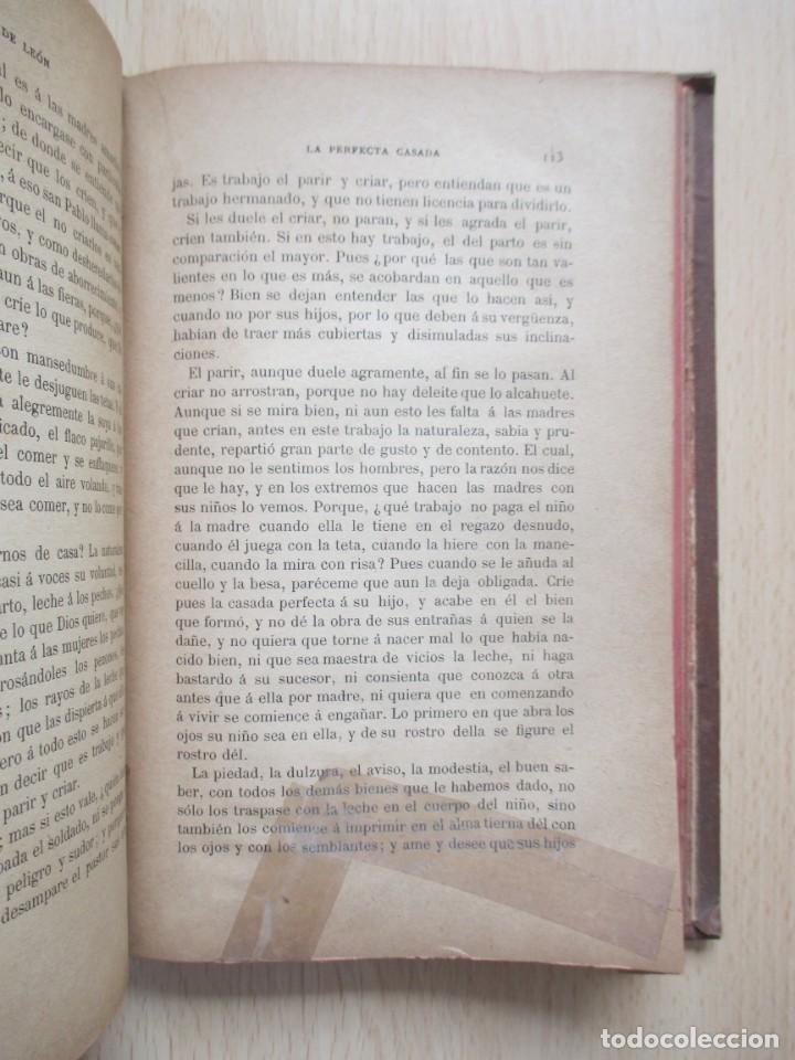 Libros antiguos: La perfecta casada, de Fray Lu&iacute;s de Le&oacute;n - Foto 9