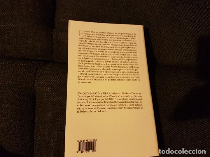 Libros antiguos: La democracia y el Tribunal Constitucional - Foto 2