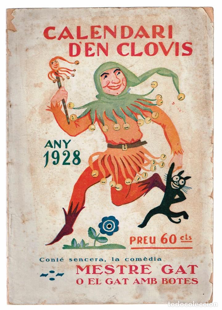 Libros antiguos: Calendari DEn Clovis  Any 1928   Edicions Clovis - Foto 1