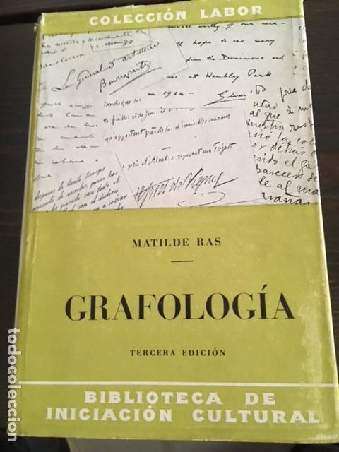 Libros antiguos: GRAFOLOGIA. MATILDE RAS. - Foto 1