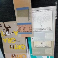 Libros antiguos: LOTE DE 8 LIBROS DE TEXTO DE LENGUA ESPAÑOLA DE VARIOS NIVELES. Lote 136886390