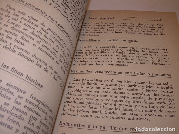 Libros antiguos: LIBRO DE NUEVAS CONSERVAS Y DULCES...A&Ntilde;O 1925 - Foto 9