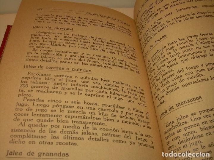 Libros antiguos: LIBRO DE NUEVAS CONSERVAS Y DULCES...A&Ntilde;O 1925 - Foto 12