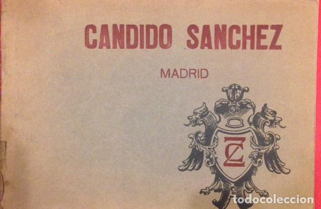 Libri antichi: ANTIGUO CATALOGO DE LAMPARAS CANDIDO SANCHEZ, MADRID
