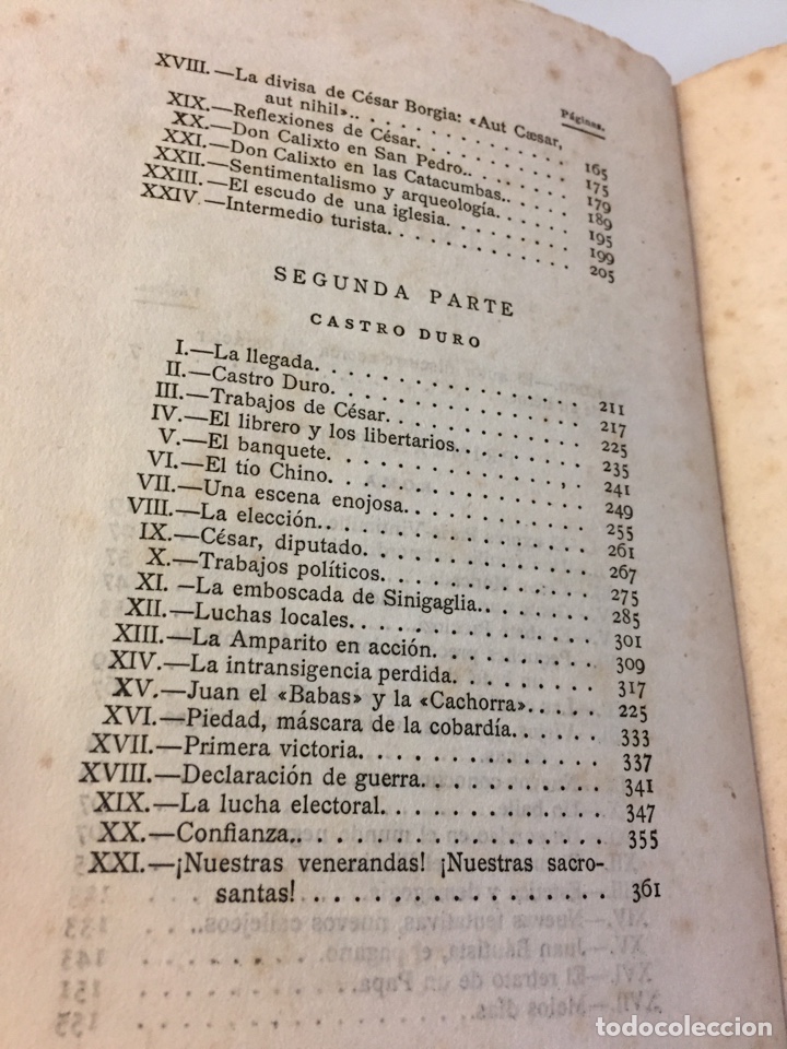 Libros antiguos: Libro C&eacute;sar o nada. P&iacute;o Baroja. 1920 - Foto 7