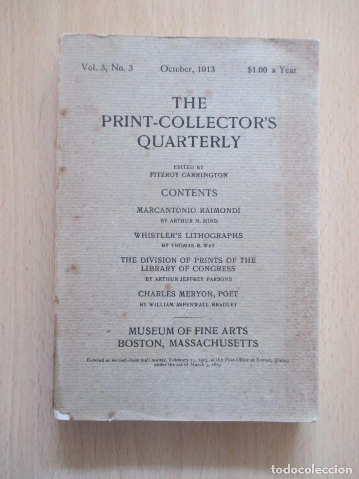 Libri antichi: The Print-Collector&rsquo;s Quarterly Vol. 3, N&ordm; 3