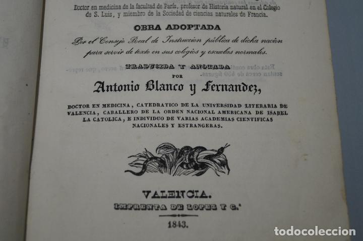 Libros antiguos: ELEMENTOS DE HISTORIA NATURAL. A SALACROUX. 1843 - Foto 7