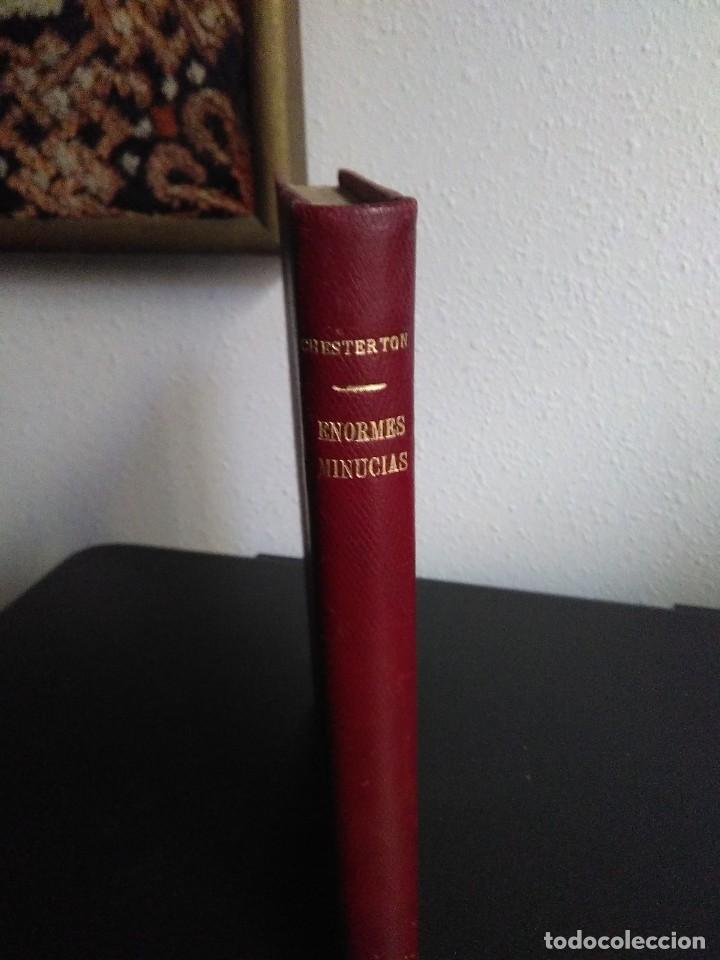 Libros antiguos: Chesterton, Enormes minucias - Foto 1