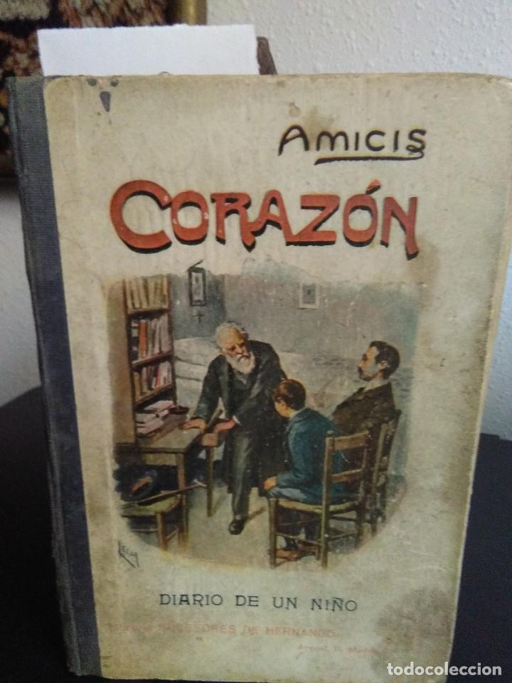 Libros antiguos: Amicis, Coraz&oacute;n / Sucesores de Hernando - Foto 1