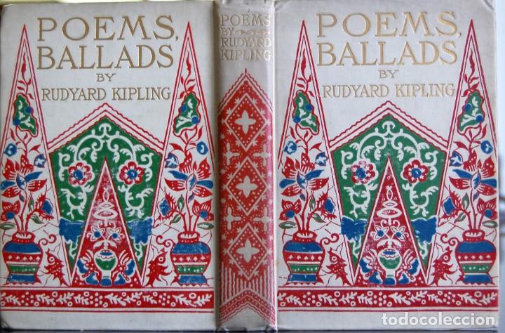 Libros antiguos: Kipling, Rudyard. Poems and Ballads. 1899 - Foto 1
