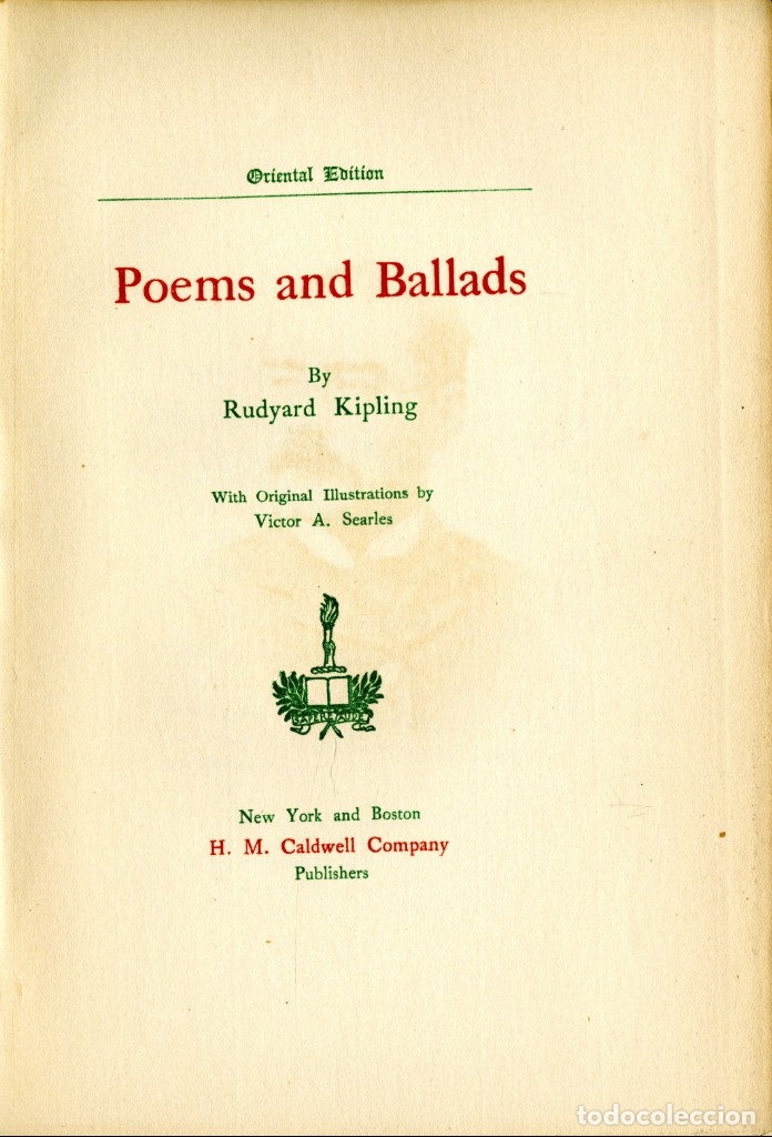 Libros antiguos: Kipling, Rudyard. Poems and Ballads. 1899 - Foto 4