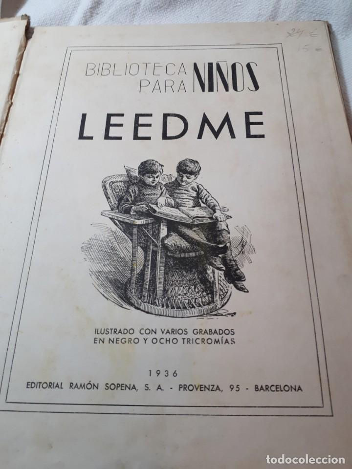 Libros antiguos: LEEDME, LIBRO PARA NI&Ntilde;OS - Foto 2