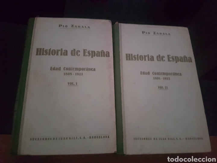 Libros antiguos: Historia de Espa&ntilde;a - Pio Zabala - Foto 1