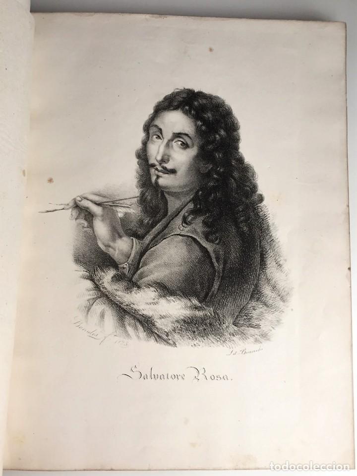 Libri antichi: Colecci&oacute;n de 55 litograf&iacute;as de retratos de napolitanos Ilustres