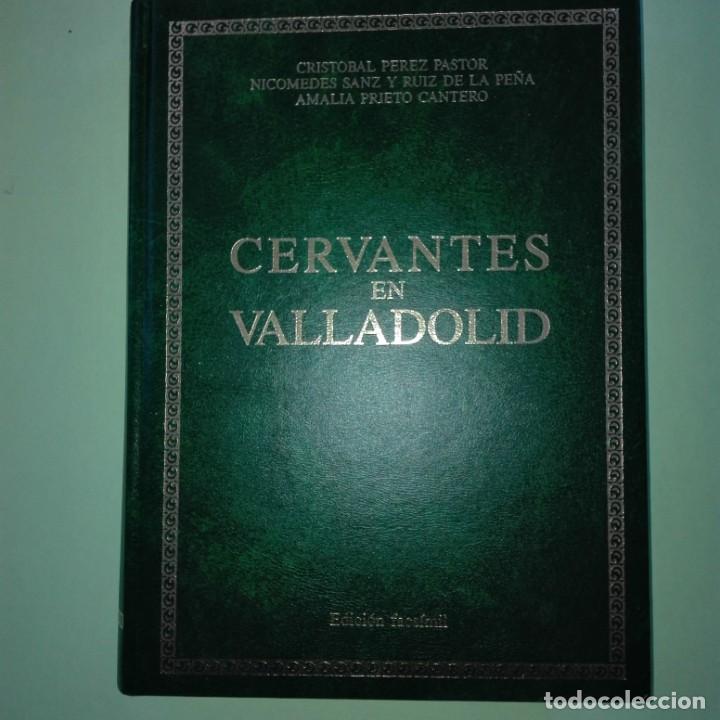 Libros antiguos: CERVANTES EN VALLADOLID - Foto 1